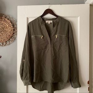 MICHAEL Michael Kors olive green dress top